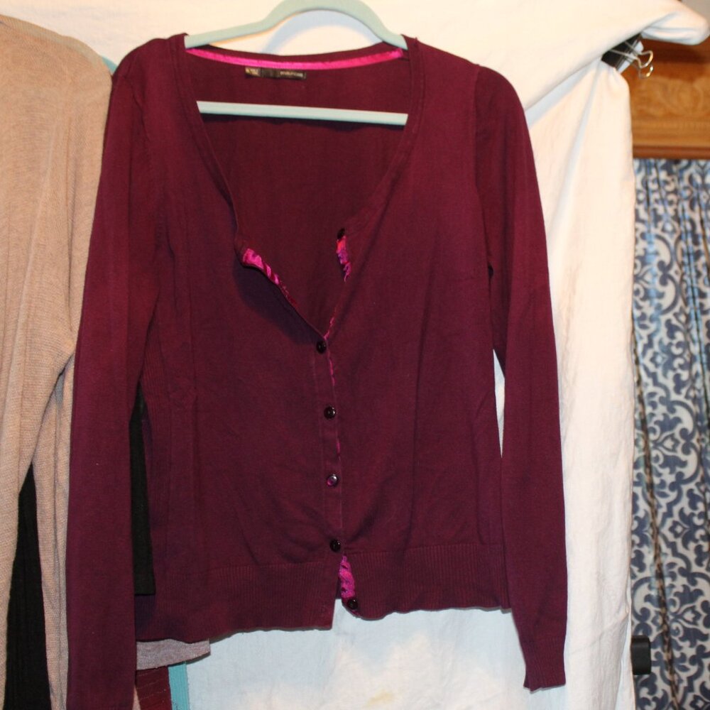 Purple Cardigan